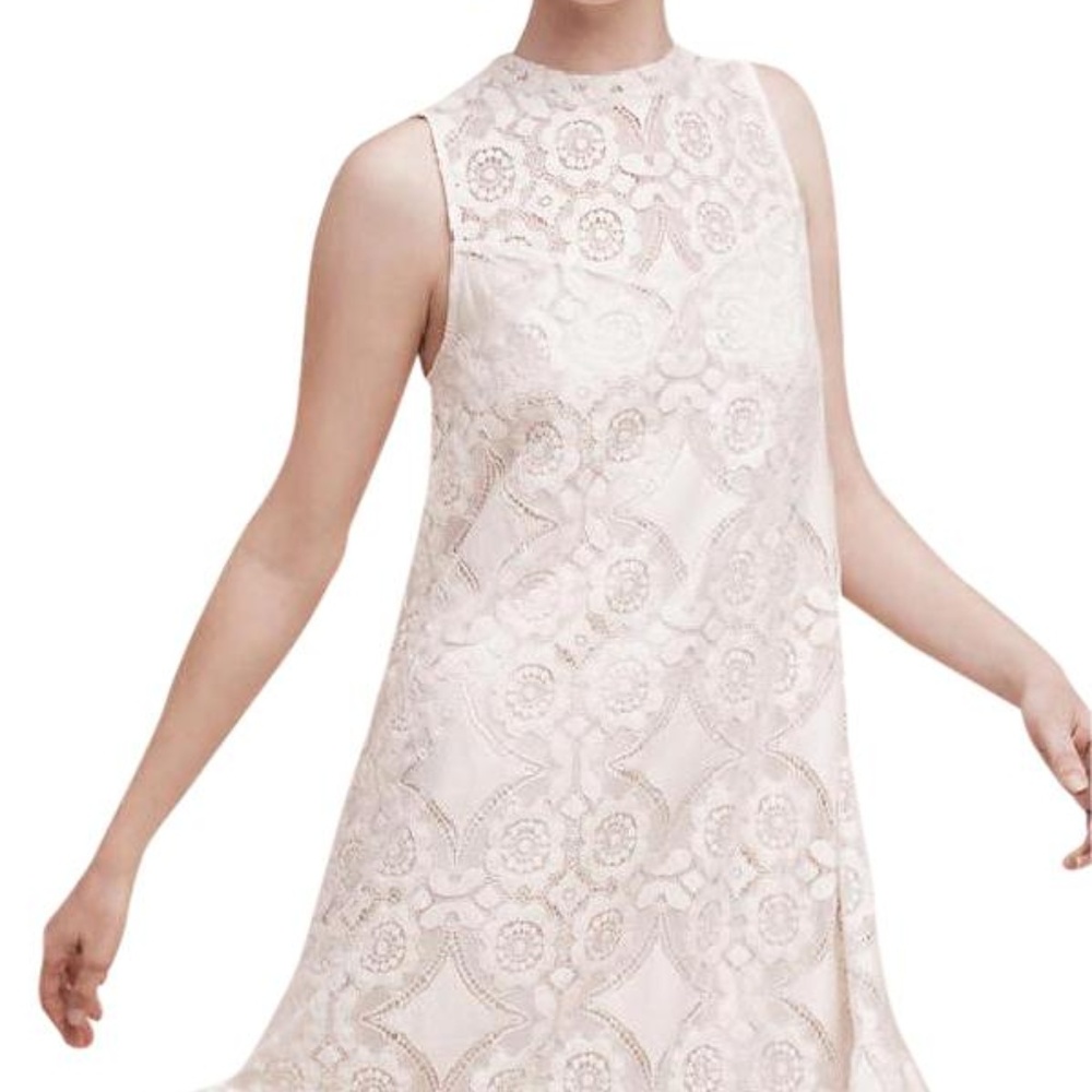 Anthropologie white manon lace by Floreat